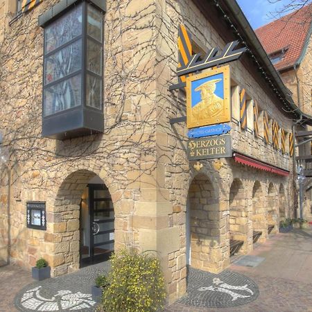 Herzogskelter Restaurant Hotel Güglingen Eksteriør billede